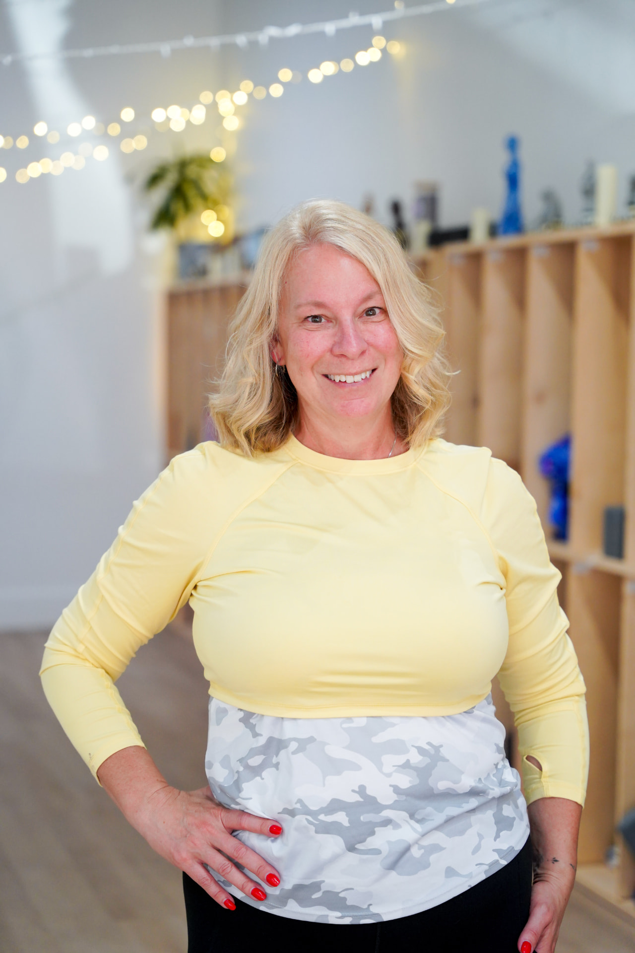 Lori, instructor at Homegrown Yoga