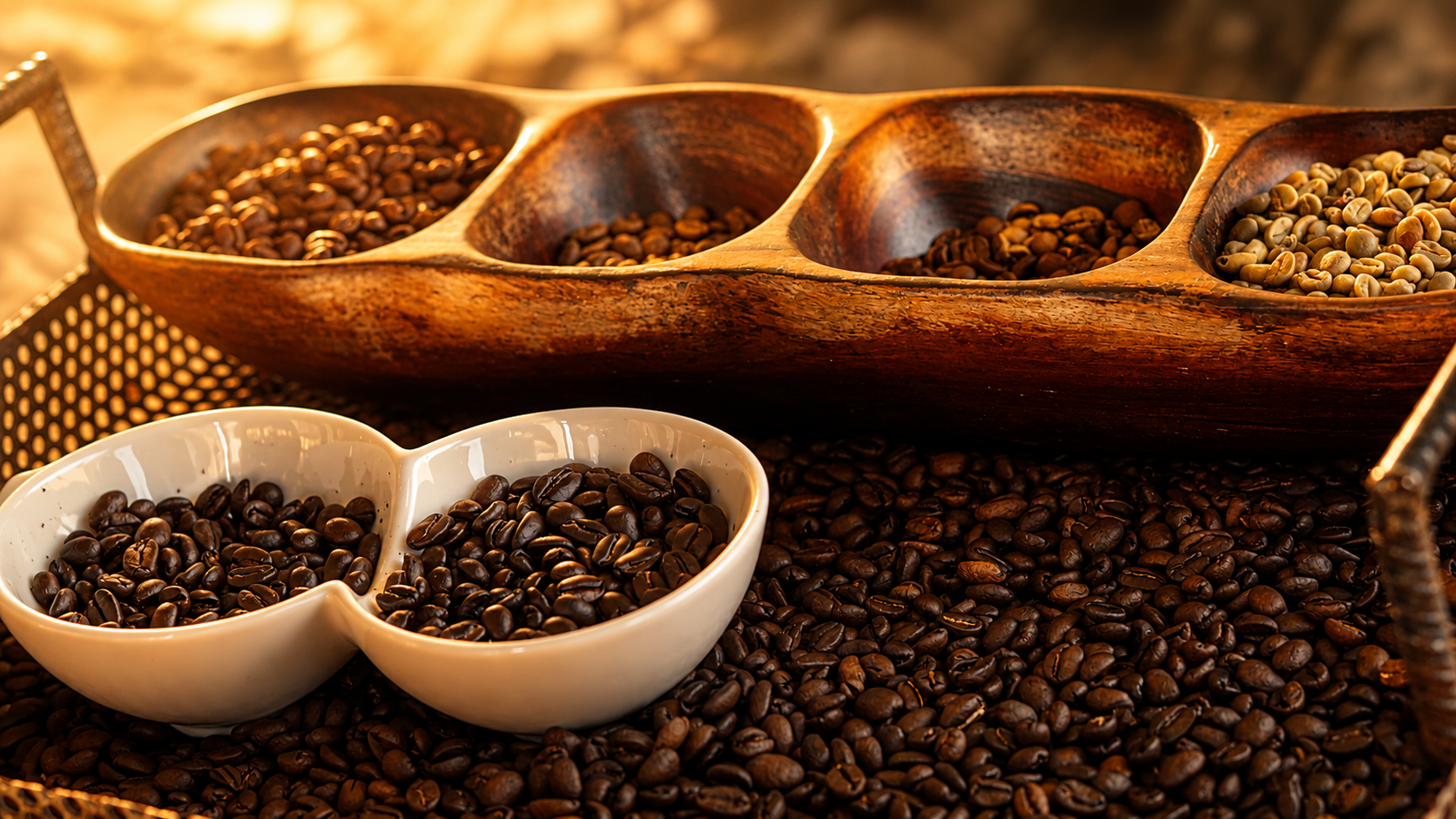 Costa Rican coffee beans on a coffee farm tour